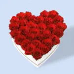 Red Roses In Heart Shaped Marbled Box 3 02 (27)