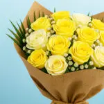 Yellow and White Victory Bouquet 5 03 67