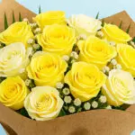 Yellow and White Victory Bouquet 3 05 31