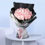 Pink Rose in Marble Wrap 1 1 (3)