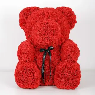 Appealing Red Rose Teddy Bear