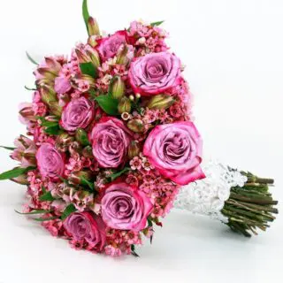 Purple Theme Bridal Bouquet