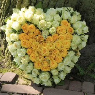 Yellow & White Wreath