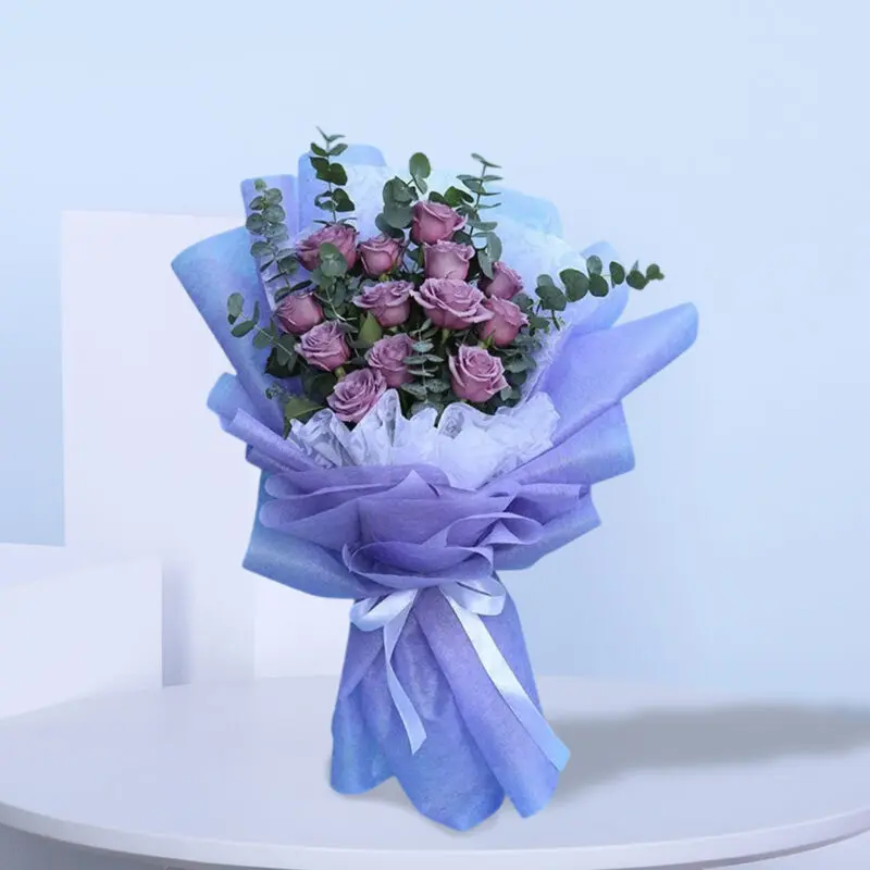 Purple flower bouquet delivery in dubai ajman