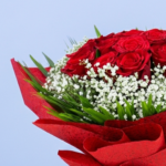 Bouquet of red roses with Chocolate 2 red-roses-bouquet-with-chocolate-02