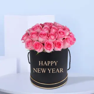 New Year Box Of Flowers