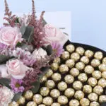 Chocolate Box with Pink Flowers 3 4 (21)