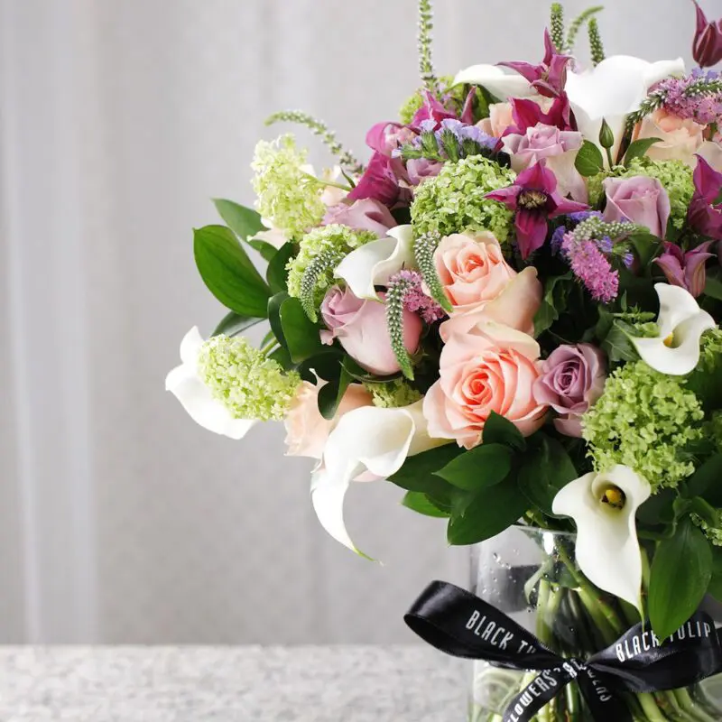 Lavish Love (3) Lavish Love flower arrangement by Black Tulip Flowers