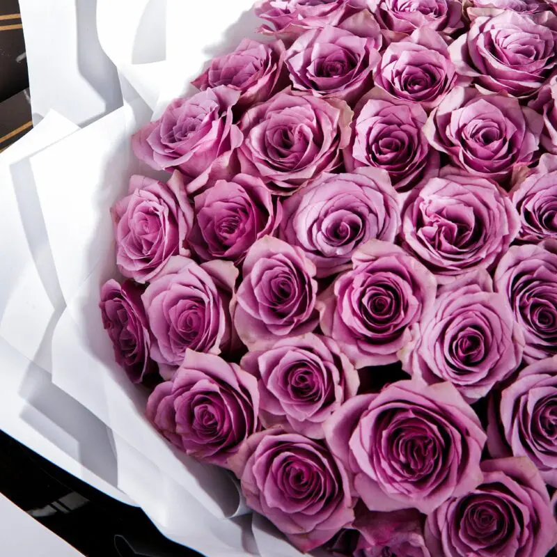 Purple Majesty (4) Purple Majesty bouquet by Black Tulip Flowers.