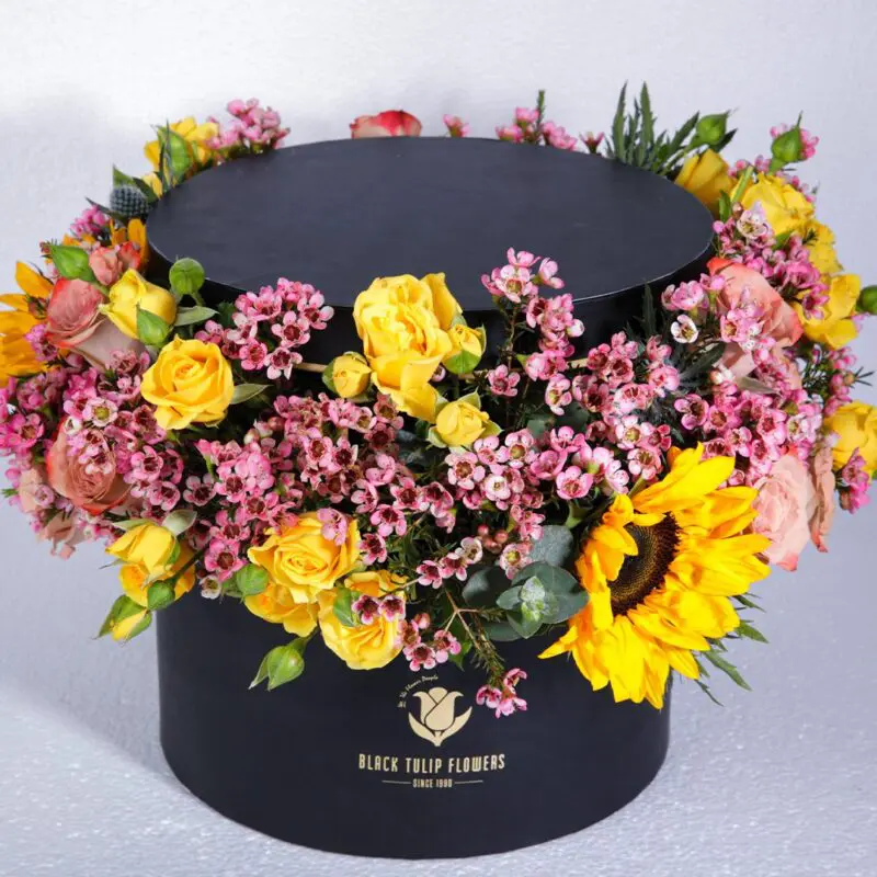 Summer Love (4) Summer Love Sunflower Box by Black Tulip Flowers