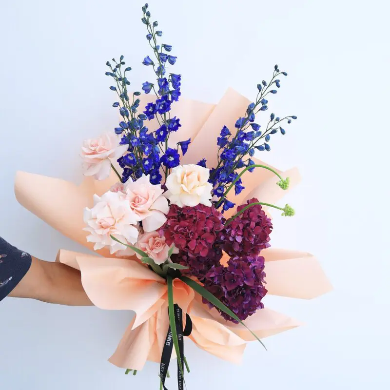Sweet Violet (1) Sweet Violet bouquet by Black Tulip Flowers