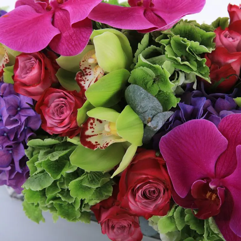 Vibrant Centerpiece (3) Vibrant Centerpiece by Black Tulip Flowers