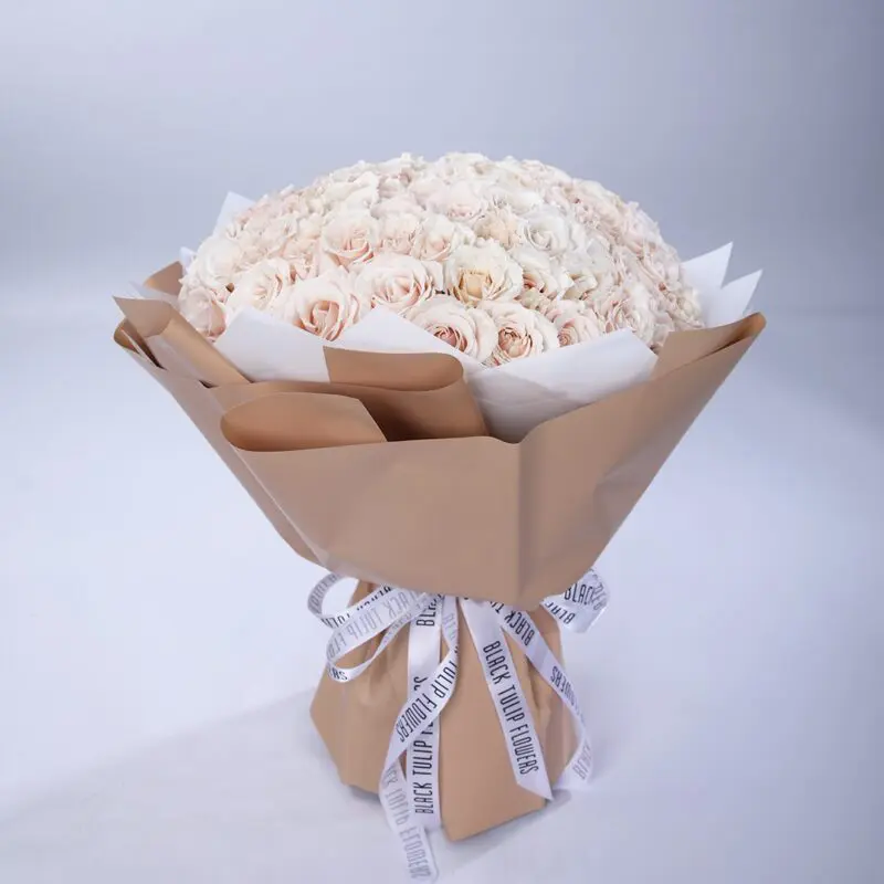 Creamy Bouquet (2) Creamy Bouquet by Black Tulip Flowers