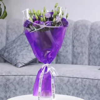 Lisianthus Purple Bouquet