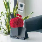 Round Graduation Hat Flower Arrangement 6 012