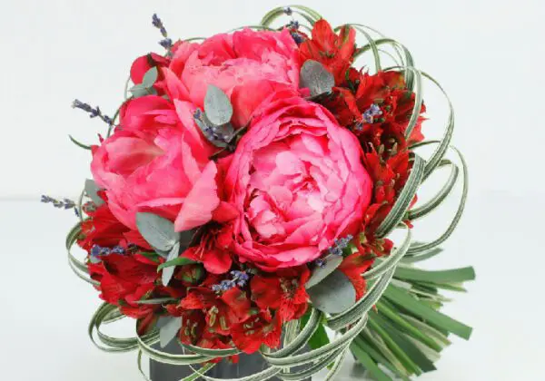 Pink bridal bouquet