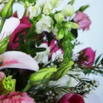 Graceful Pink Blooms in Vase 4 04