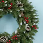 Silver Christmas Wreath 3 03