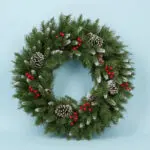 Silver Christmas Wreath 2 Silver-wreath