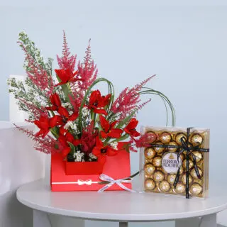 Vibe of Red Love with Ferrero