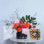 Charming Floral Gift Box with Chocolates 1 01