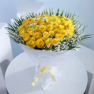 Bright Yellow Bliss Floral Bouquet