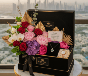 International Women’s Day gifts in Dubai with luxury flowers and hampers