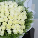 Pure White Rose Bliss Bouquet 4 04