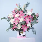 Blush and White Charm Floral Box 1 01
