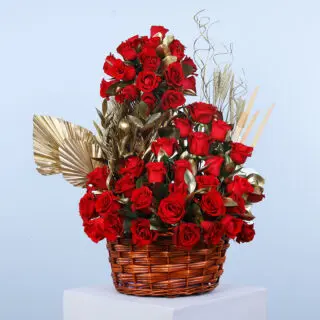 Golden Red Basket