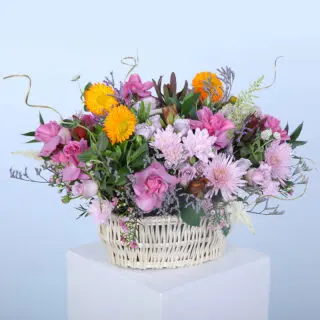 The Ultimate Guide to Flower Bouquets in the UAE 6 Lavender Dreams Basket