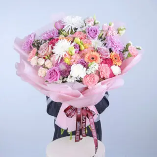 Pastel Blossom Ballet - A bouquet that describes dance