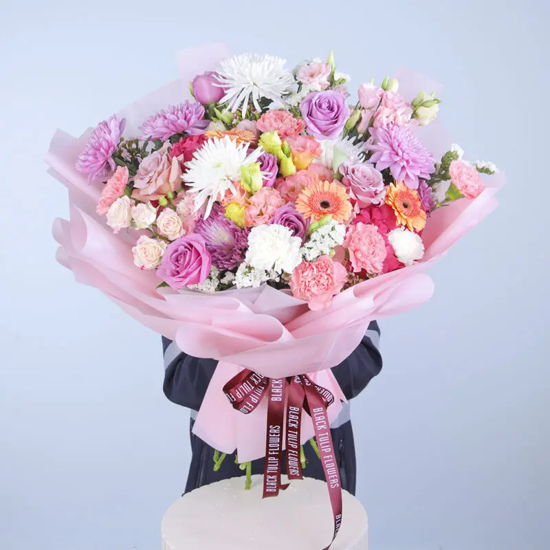 Click to enlarge image Pastel Blossom Ballet - A bouquet that describes dance