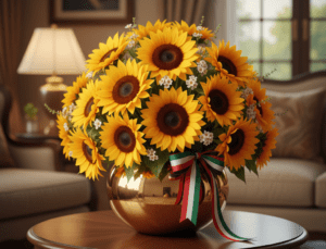 Sunflowers for Emirati Womens Day – Positivity Strength 2