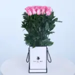 Stylish Box of Pink Roses 5 Stylish Box of Pink Roses