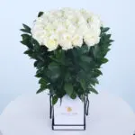 02 - Fresh White Roses Box
