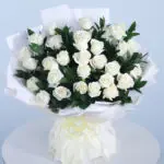 Sophisticated 36 White Roses 2 02 - Sophisticated White Roses