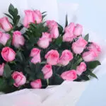 Pretty Pink 36 Rose Bouquet 4 03 - Pretty Pink Rose Bouquet