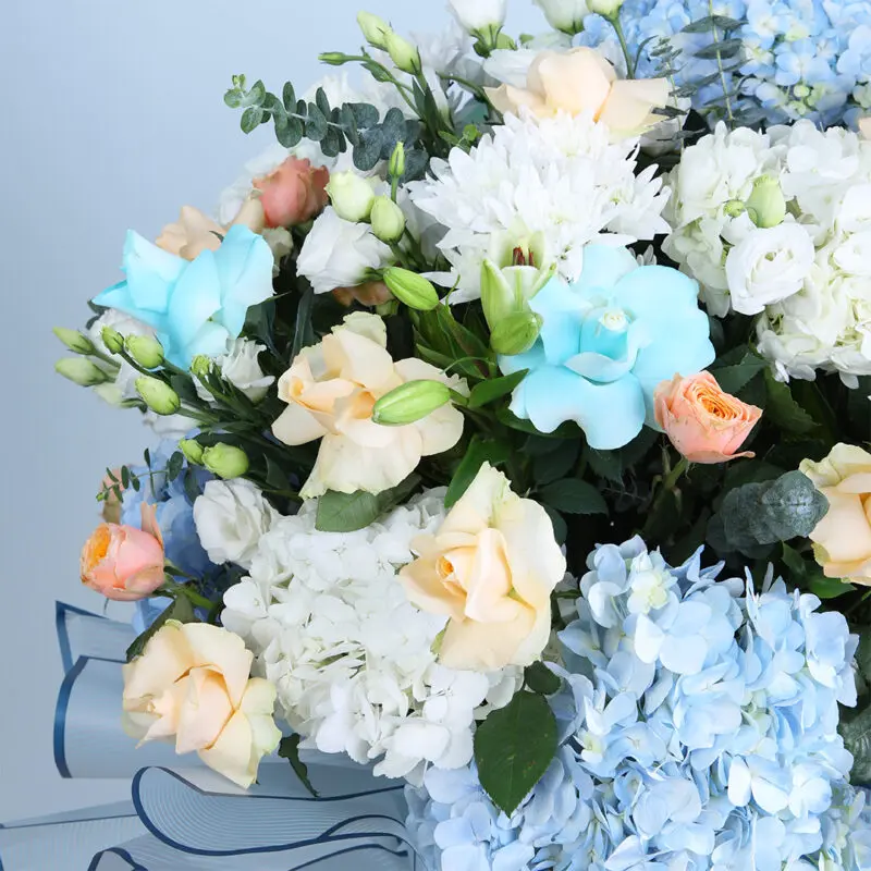 04 - Ethereal Blue & Peach Floral Symphony 04 62