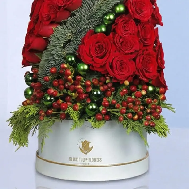 Luxury-Festive-Rose-Tree-25-02 Luxury Festive Rose Tree 25 02
