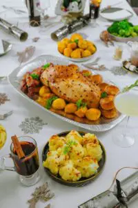 christmas party meal