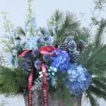 Winter Blues Bouquet 2 03