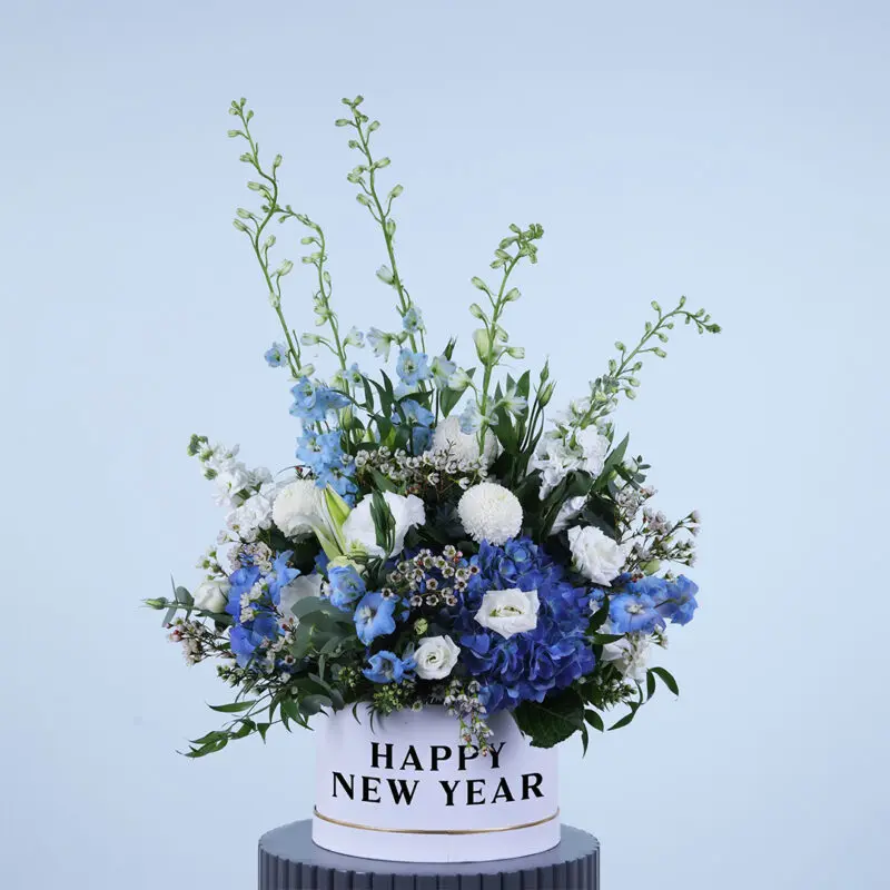 count-down-new-year count down new year flower box