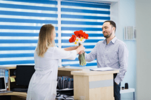 donating floral arrangements to hospitals