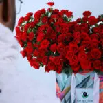 Charming 60 Red Roses Bag 5 05