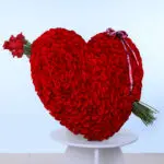 Cupid's Arrow Rose Heart 2 grandiose-red-rose-heart