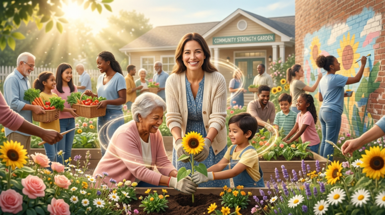 Woman leading a social initiative, representing powerful impact on communities