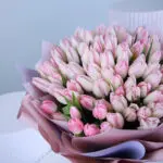 Soft Blush Tulip Bouquet 4 04 35