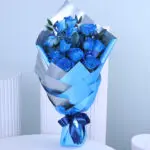 Blue-Painted-Rose