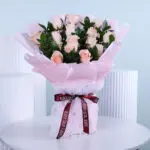 charming-peach-rose-bouquet